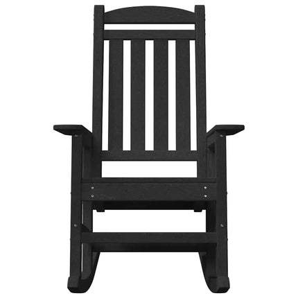 Trädgårdsgungstol Svart 92 x 70 x 108 cm HDPE