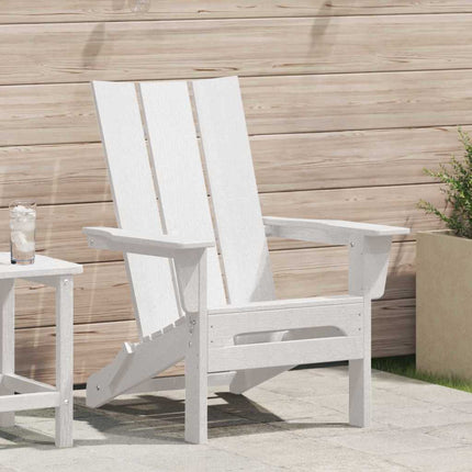 Fällbar Adirondack Stol Vit 80,5 x 74,5 x 92 cm HDPE