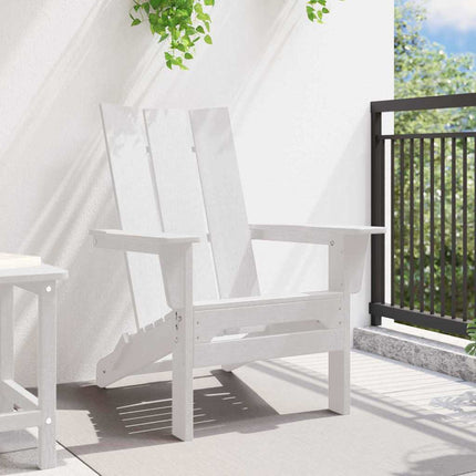 Fällbar Adirondack Stol Vit 80,5 x 74,5 x 92 cm HDPE