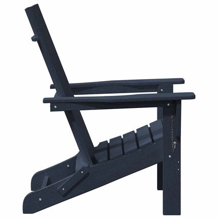 Fällbar Adirondack Stol Mörkblå 80,5 x 74,5 x 92 cm HDPE