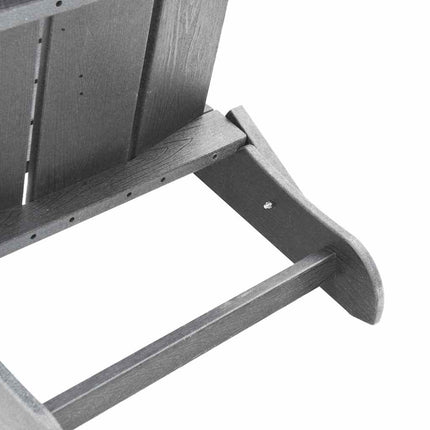 Fällbar Adirondack Stol Ljusgrå 80,5 x 74,5 x 92 cm HDPE