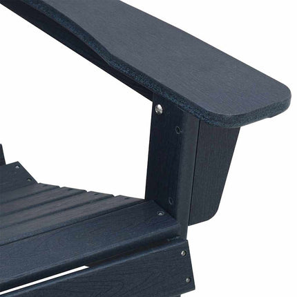 Adirondackstol Mörkblå 82 x 74 x 92 cm HDPE