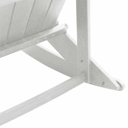 Adirondack Gungstol Vit 92 x 73,5 x 92 cm HDPE