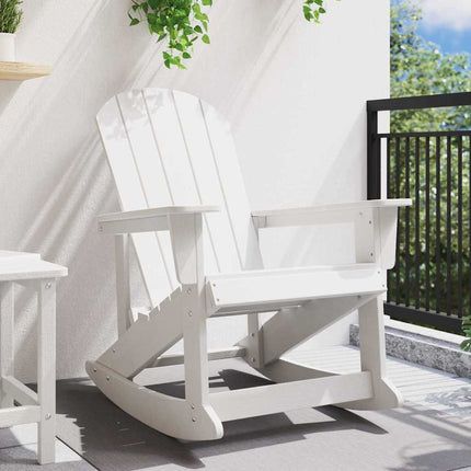 Adirondack Gungstol Vit 92 x 73,5 x 92 cm HDPE