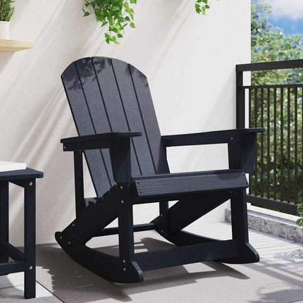 Adirondack Gungstol Mörkblå 92 x 73,5 x 92 cm HDPE