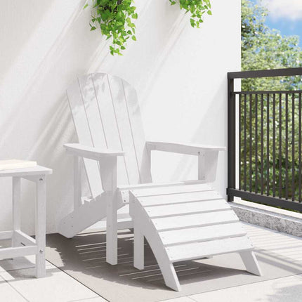 Adirondackstol Vit 82 x 74 x 92 cm HDPE