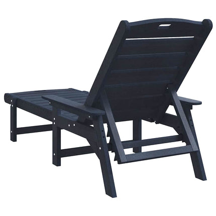 Solstol Mörkblå 195,5 x 53 x 98,5 cm HDPE
