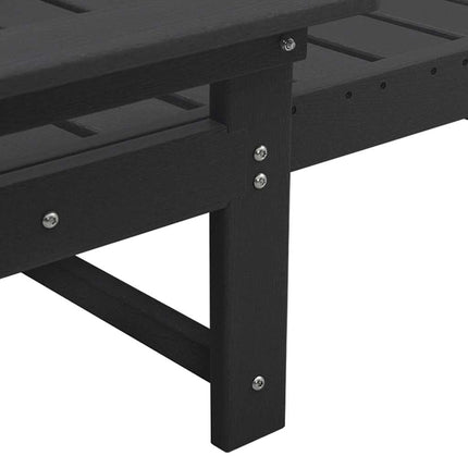 Solstol Svart 195,5 x 53 x 98,5 cm HDPE
