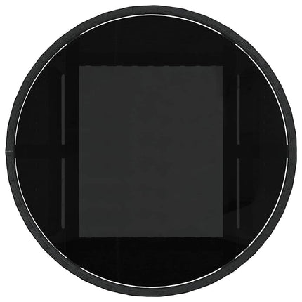 Trädgårdsmöbelset 5 pcs Svart konstrotting