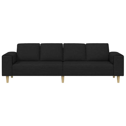 Vardagsrumsoffa Svart 250 x 77 x 76 cm Polyester