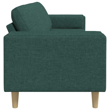 Vardagsrumsoffa Mörkgrön 250 x 77 x 76 cm Polyester