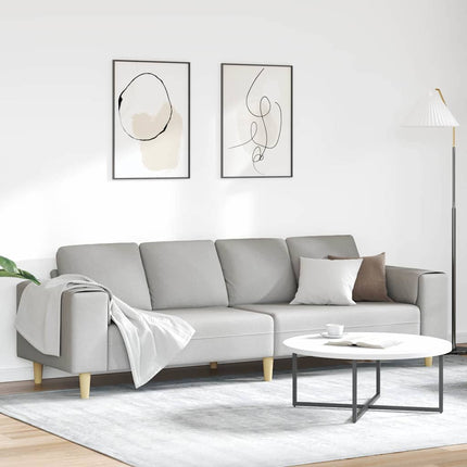Vardagsrumsoffa Moln Grå 250 x 77 x 76 cm Polyester