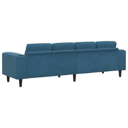 Vardagsrumsoffa Blå 250 x 77 x 76 cm