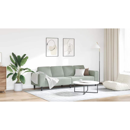 Vardagsrumsoffa Ljusgrå 250 x 77 x 76 cm