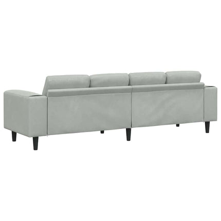 Vardagsrumsoffa Ljusgrå 250 x 77 x 76 cm