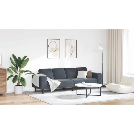 Vardagsrumsoffa Mörkgrå 250 x 77 x 76 cm