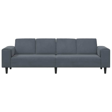 Vardagsrumsoffa Mörkgrå 250 x 77 x 76 cm