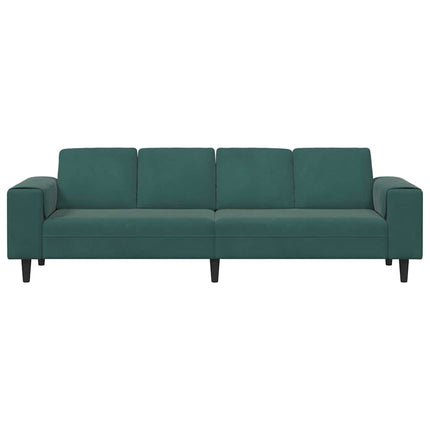 Vardagsrumsoffa Mörkgrön 250 x 77 x 76 cm