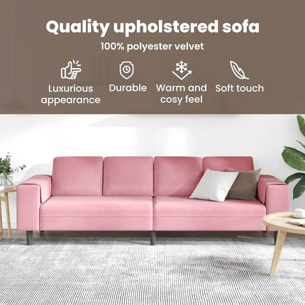 Vardagsrumsoffa Rosa 250 x 77 x 76 cm