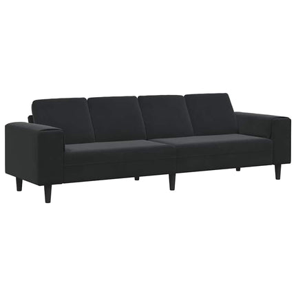 Vardagsrumsoffa Svart 250 x 77 x 76 cm