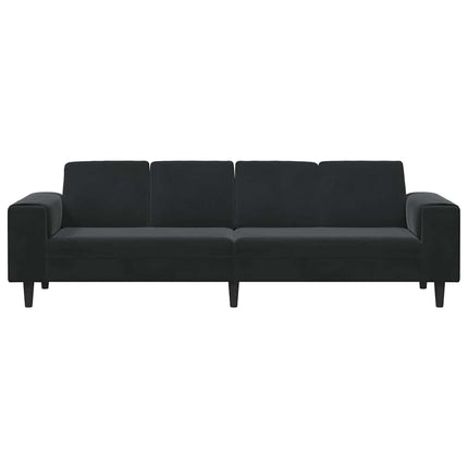 Vardagsrumsoffa Svart 250 x 77 x 76 cm