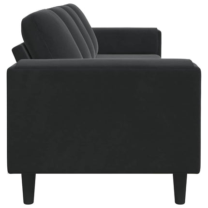 Vardagsrumsoffa Svart 250 x 77 x 76 cm