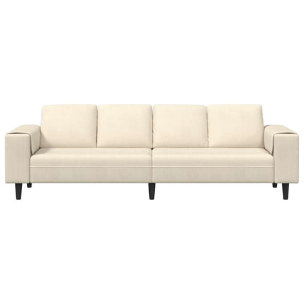 Soffa Kräm 250 x 77 x 76 cm Kordread tyg