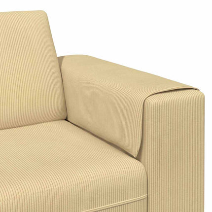Soffa Grågrön 250 x 77 x 76 cm Kordread tyg