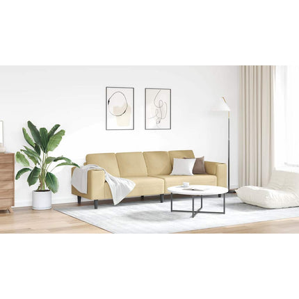 Soffa Grågrön 250 x 77 x 76 cm Kordread tyg