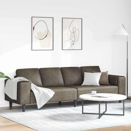 Vardagsrumsoffa Mörkgrå 250 x 77 x 76 cm