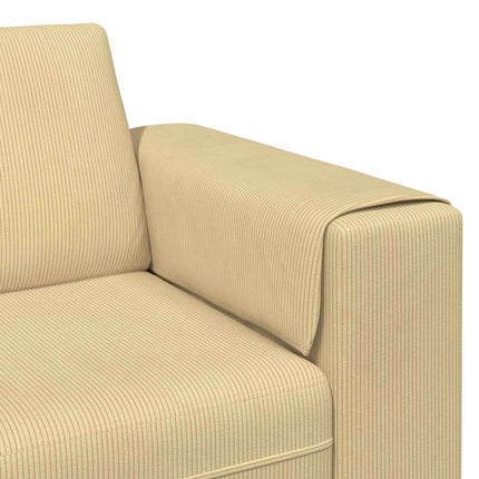 Soffa Grågrön 250 x 188 x 76 cm Kordread tyg