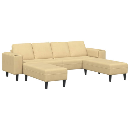 Soffa Grågrön 250 x 188 x 76 cm Kordread tyg