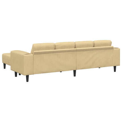 Soffa Grågrön 250 x 188 x 76 cm Kordread tyg