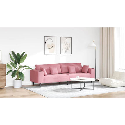 Soffa Rosa 250 x 77 x 76 cm Sammet