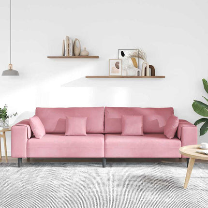 Soffa Rosa 250 x 77 x 76 cm Sammet