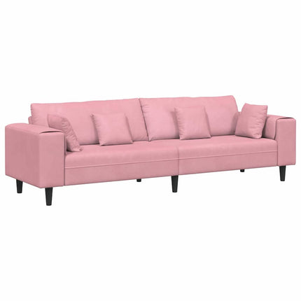 Soffa Rosa 250 x 77 x 76 cm Sammet