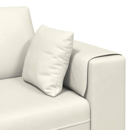 Soffa Kräm 250 x 77 x 76 cm Sammet