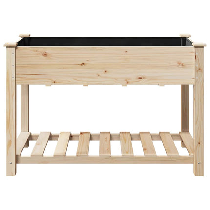 Trädgårdsplanterare Beige 115 x 59 x 76,5 cm Massivt Furu