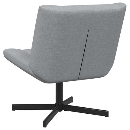 Skrivstol Ljusgrå 63 x 75 x 76 cm tyg