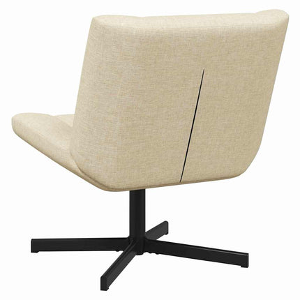 Skrivstol Gräddvit 63 x 75 x 76 cm tyg