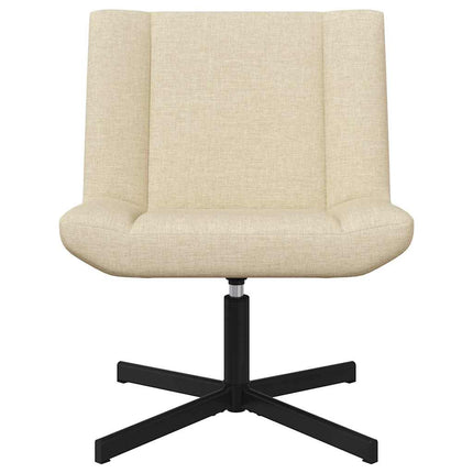 Skrivstol Gräddvit 63 x 75 x 76 cm tyg