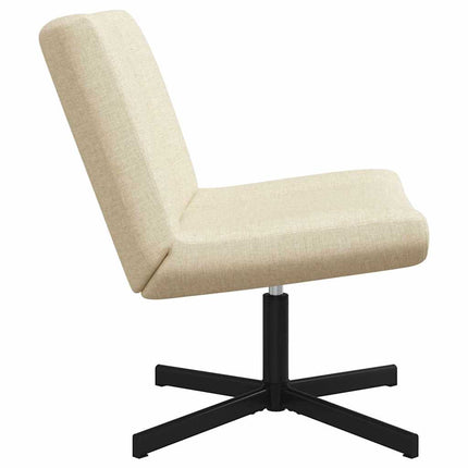 Skrivstol Gräddvit 63 x 75 x 76 cm tyg
