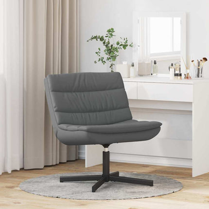 Skrivstol Grå 63 x 75 x 76 cm PU