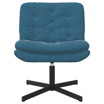 Svängbar Avkopplingsstol Blå 63 x 75 x 76 cm Sammet