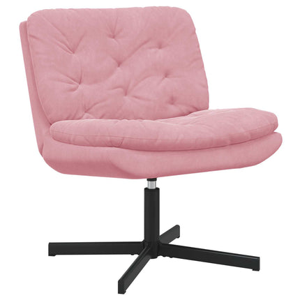 Svängbar Avkopplingsstol Rosa 63 x 75 x 76 cm Sammet