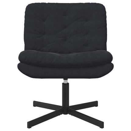 Svängbar Avkopplingsstol Svart 63 x 75 x 76 cm Sammet