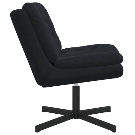 Svängbar Avkopplingsstol Svart 63 x 75 x 76 cm Sammet