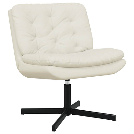 Svängbar Avkopplingsstol Kräm 63 x 75 x 76 cm Sammet