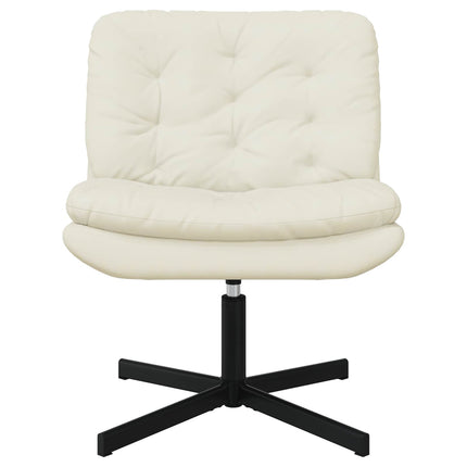 Svängbar Avkopplingsstol Kräm 63 x 75 x 76 cm Sammet