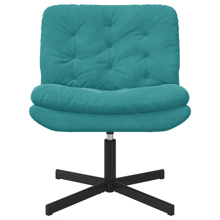 Svängbar Avkopplingsstol Turkos 63 x 75 x 76 cm Sammet